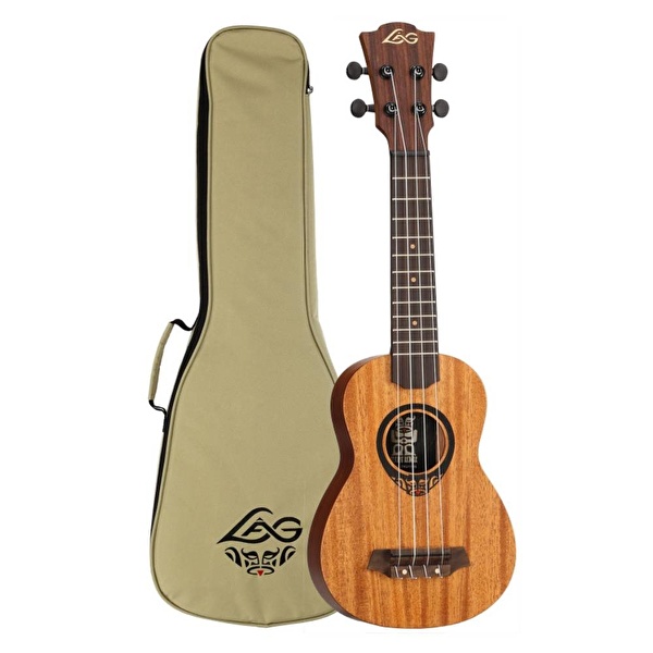 Lag TKU110S Tiki Uku Soprano Ukulele (Gigbag Dahil)